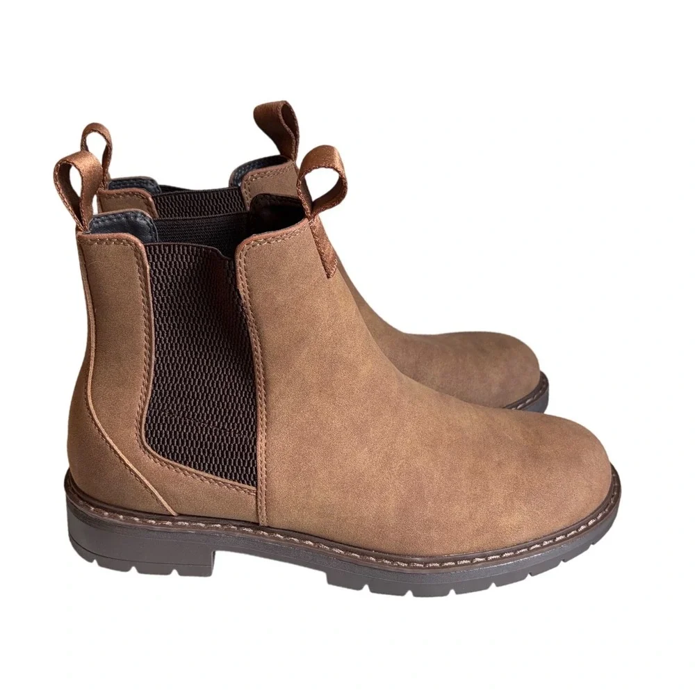 Portland Boot Company Men's BootsTan Brown‎ Lug Sole SZ 10